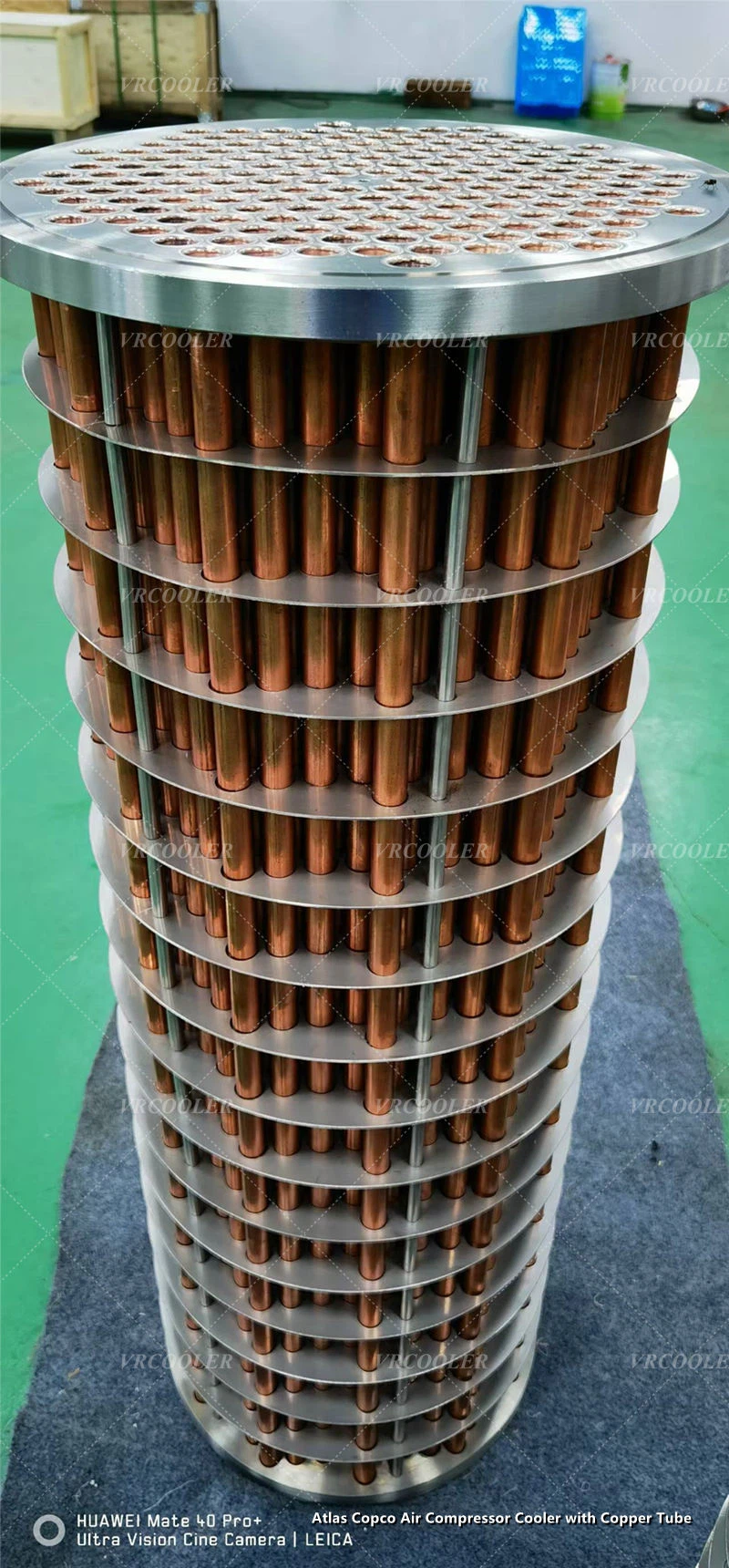 Atlas Copco Air Compressor Cooler with Copper Tube 2 Atlas Copco Air Compressor Cooler with Copper Tube 2