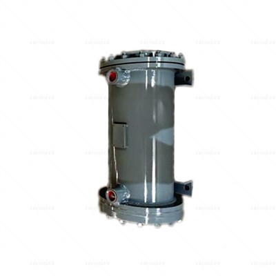 Вертикално масло охладител